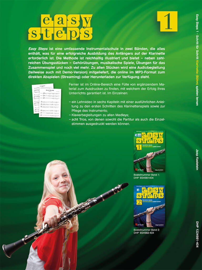 Easy Steps [D] Klarinette (Böhm) Band 1